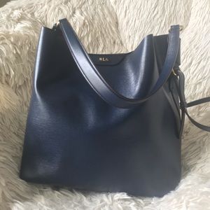 Lauren by Ralph Lauren Leather Satchel Handbag